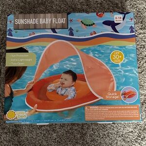 Orange Sunshade Baby Float